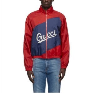 Gucci Red Nylon Jacket